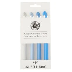 Plastic Crochet Hook Set By Loops & Threads®, L-P