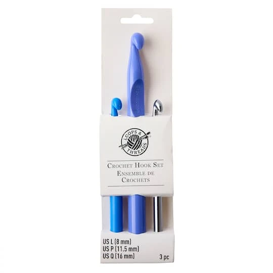 Plastic Crochet Hook Set By Loops & Threads®, L/P/Q 5 Plastic Crochet Hook Set By Loops & Threads®, L/P/Q - Image 5
