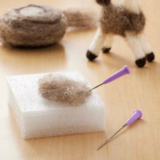 Felting Needles & Foam Block Set By Loops & Threads® 3 Felting Needles & Foam Block Set By Loops & Threads® - Image 3