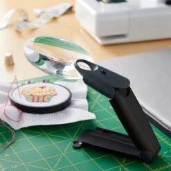 Hand & Stand Magnifier With LED By Loops & Threads® 6 Hand & Stand Magnifier With LED By Loops & Threads® -Michaels Sale Store 10230805 20