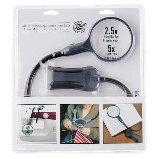 Multi-Purpose Magnifier With LED By Loops & Threads® 4 Multi-Purpose Magnifier With LED By Loops & Threads® - Image 4