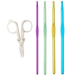 Aluminum Crochet Hook Set With Scissors By Loops & Threads® -Michaels Sale Store 10317990 31