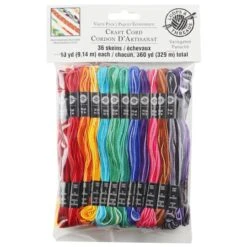 Variegated Craft Cord By Loops & Threads™, 36ct. -Michaels Sale Store 10330800 1