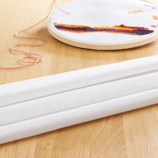 Loops & Threads™ Aida Cloth Cross Stitch Fabric, 15" X 18", 11 Count 3 Loops & Threads™ Aida Cloth Cross Stitch Fabric, 15" X 18", 11 Count - Image 3