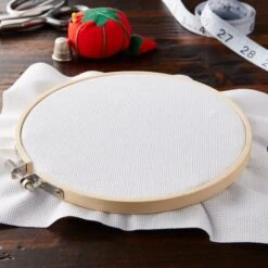 Loops & Threads™ Aida Cloth Cross Stitch Fabric, 15" X 18", 18 Count 7 Loops & Threads™ Aida Cloth Cross Stitch Fabric, 15" X 18", 18 Count -Michaels Sale Store 10330929 20