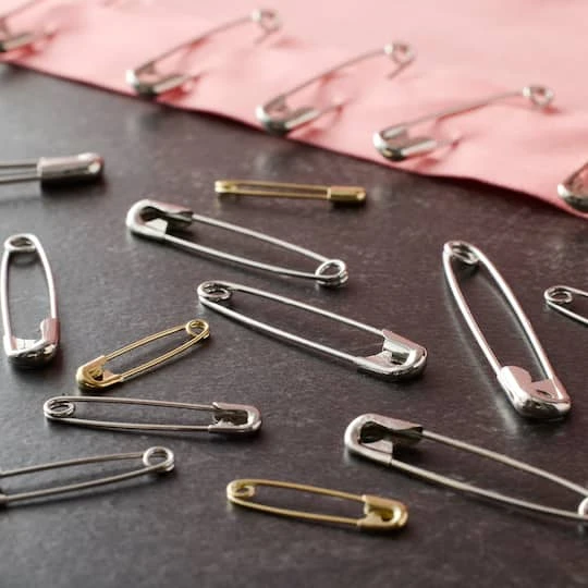 Silver & Gold Assortment Safety Pins By Loops & Threads™ 3 Silver & Gold Assortment Safety Pins By Loops & Threads™ - Image 3