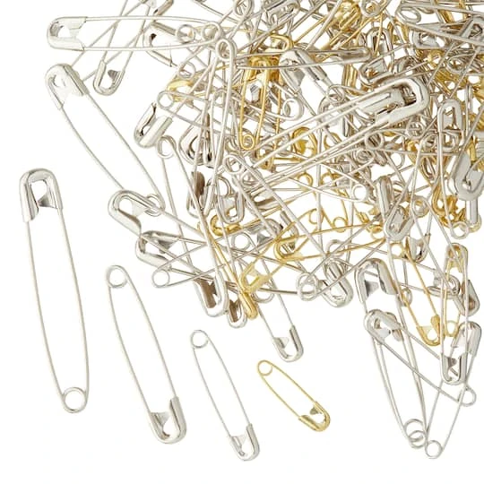 Silver & Gold Assortment Safety Pins By Loops & Threads™ 1 Silver & Gold Assortment Safety Pins By Loops & Threads™