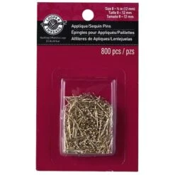 Loops & Threads™ Applique/Sequin Pins Brass