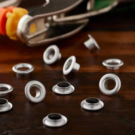 3/16" Eyelets By Loops & Threads™ Silver 3 3/16" Eyelets By Loops & Threads™ Silver - Image 3