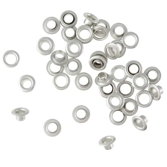 3/16" Eyelets By Loops & Threads™ Silver 2 3/16" Eyelets By Loops & Threads™ Silver - Image 2