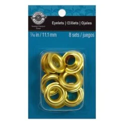 7/16" Gold Eyelets By Loops & Threads™