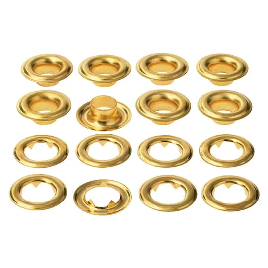 7/16" Gold Eyelets By Loops & Threads™ 4 7/16" Gold Eyelets By Loops & Threads™ - Image 4