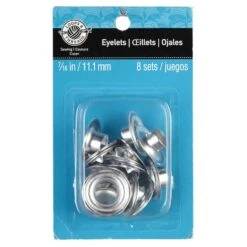 Loops & Threads™ Eyelets, 7/16" Silver -Michaels Sale Store 10354200