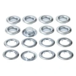Loops & Threads™ Eyelets, 7/16" Silver