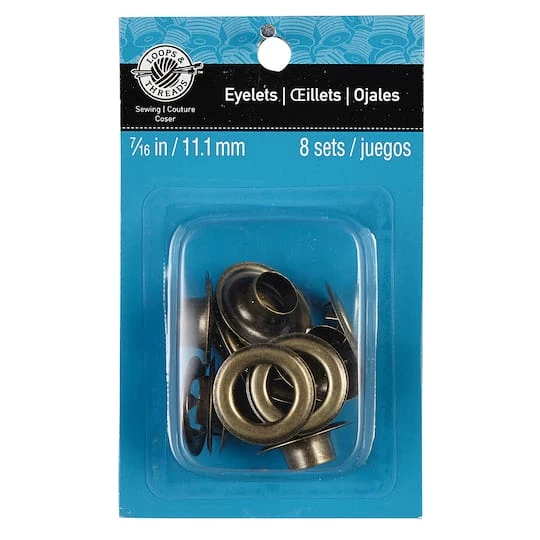 Loops & Threads™ Eyelets, 7/16" Antique Brass 4 Loops & Threads™ Eyelets, 7/16" Antique Brass - Image 4