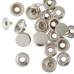 Silver Heavy Duty Snaps By Loops & Threads™