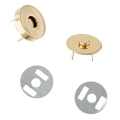 Gold Magnetic Purse Snap By Loops & Threads™