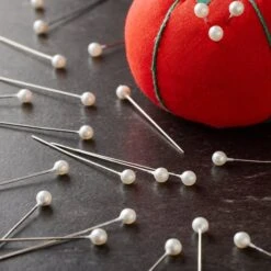 Loops & Threads™ Long Pearlized Pins White -Michaels Sale Store 10396292 20