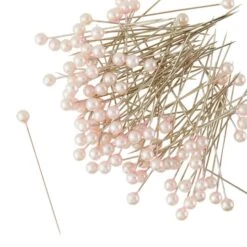 Loops & Threads™ Long Pearlized Pins Pink