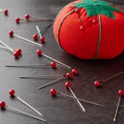 Loops & Threads™ Long Pearlized Pins Red -Michaels Sale Store 10453554 20