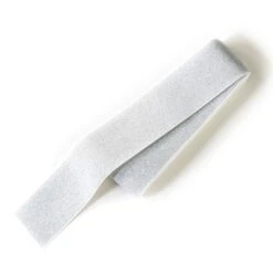 Silver Metallic Elastic Waistband By Loops & Threads™