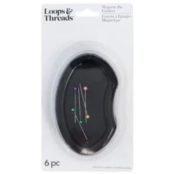 Black Magnetic Pin Cushion By Loops & Threads™
