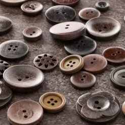 Dark Brown Wooden Buttons By Loops & Threads® -Michaels Sale Store 10509320 20