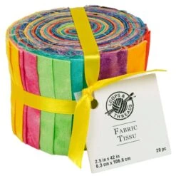Multicolor Fabric Strips By Loops & Threads™
