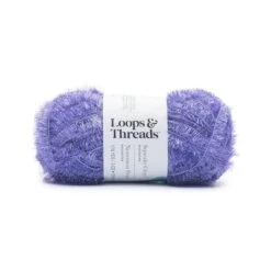 Squeaky Clean™ Sparkle Yarn By Loops & Threads® Sparkle Plum