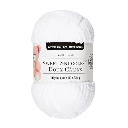 Sweet Snuggles™ Yarn By Loops & Threads® White 2 Sweet Snuggles™ Yarn By Loops & Threads® White - Image 2