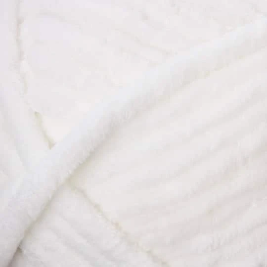 Sweet Snuggles™ Yarn By Loops & Threads® White 4 Sweet Snuggles™ Yarn By Loops & Threads® White - Image 4