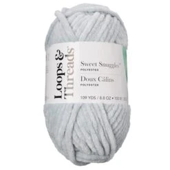 Sweet Snuggles™ Yarn By Loops & Threads® Silver 9 Sweet Snuggles™ Yarn By Loops & Threads® Silver -Michaels Sale Store 10610037 30