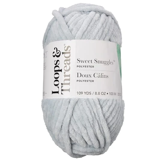 Sweet Snuggles™ Yarn By Loops & Threads® Silver 5 Sweet Snuggles™ Yarn By Loops & Threads® Silver - Image 5