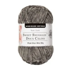 Sweet Snuggles™ Yarn By Loops & Threads® Gray