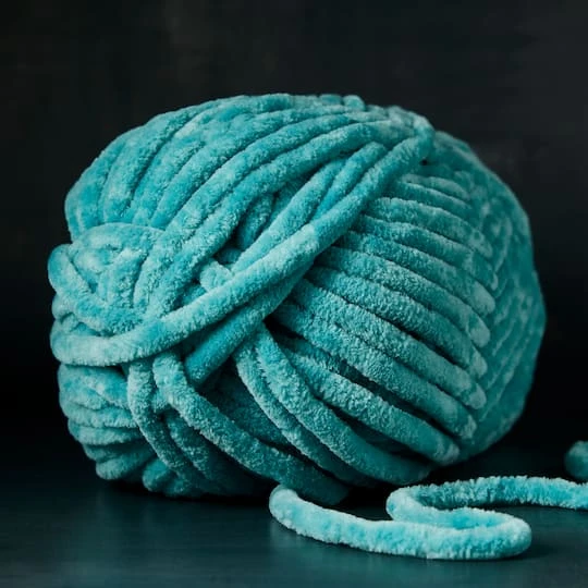 Sweet Snuggles™ Yarn By Loops & Threads® Teal 3 Sweet Snuggles™ Yarn By Loops & Threads® Teal - Image 3