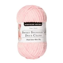 Sweet Snuggles™ Yarn By Loops & Threads® Pink
