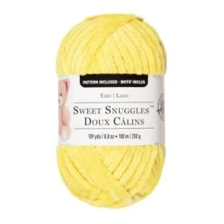 Sweet Snuggles™ Yarn By Loops & Threads® Yellow