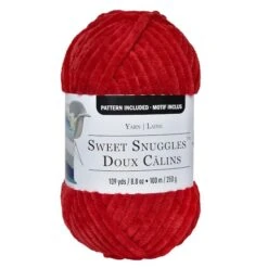 Sweet Snuggles™ Yarn By Loops & Threads® Red
