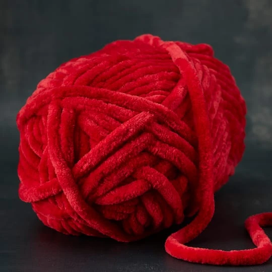 Sweet Snuggles™ Yarn By Loops & Threads® Red 3 Sweet Snuggles™ Yarn By Loops & Threads® Red - Image 3