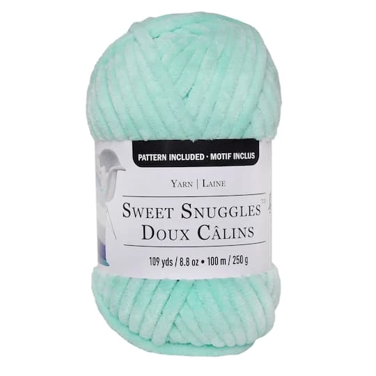 Sweet Snuggles™ Yarn By Loops & Threads® Mint 2 Sweet Snuggles™ Yarn By Loops & Threads® Mint - Image 2