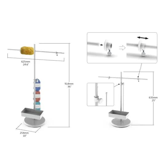 Standing Yarn Roller By Loops & Threads® 4 Standing Yarn Roller By Loops & Threads® - Image 4
