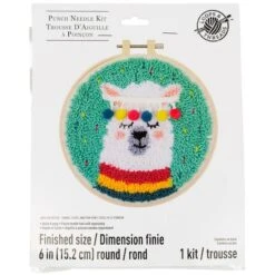 Llama Punch Needle Kit By Loops & Threads® -Michaels Sale Store 10663957 1