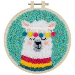 Llama Punch Needle Kit By Loops & Threads®
