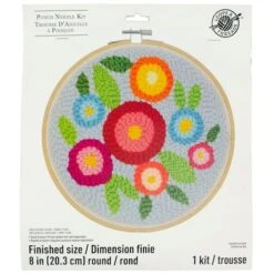 Flowers Punch Needle Kit By Loops & Threads® -Michaels Sale Store 10663970 1
