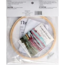 Live Happy Embroidery Kit By Loops & Threads® -Michaels Sale Store 10665045 12