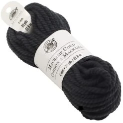 Macramé Cotton Cord By Loops & Threads®, 25yd. Black -Michaels Sale Store 10665938 2