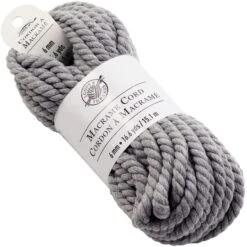 Charcoal Macramé Cotton Cord By Loops & Threads®, 75ft. -Michaels Sale Store 10665941 3