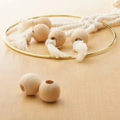 Natural Wood Round Beads By Loops & Threads®, 25mm -Michaels Sale Store 10666683 20