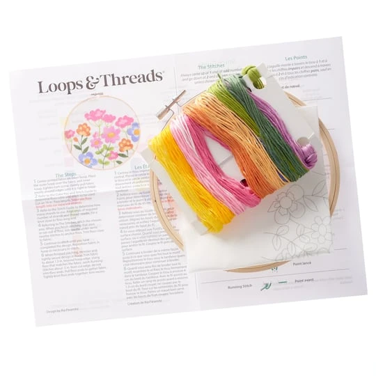 6" Garden Fresh Embroidery Kit By Loops & Threads® 5 6" Garden Fresh Embroidery Kit By Loops & Threads® - Image 5