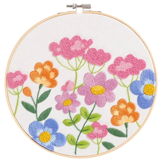 6" Garden Fresh Embroidery Kit By Loops & Threads® 2 6" Garden Fresh Embroidery Kit By Loops & Threads® - Image 2
